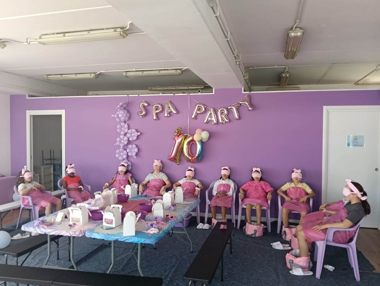 spa compleanno per bambini